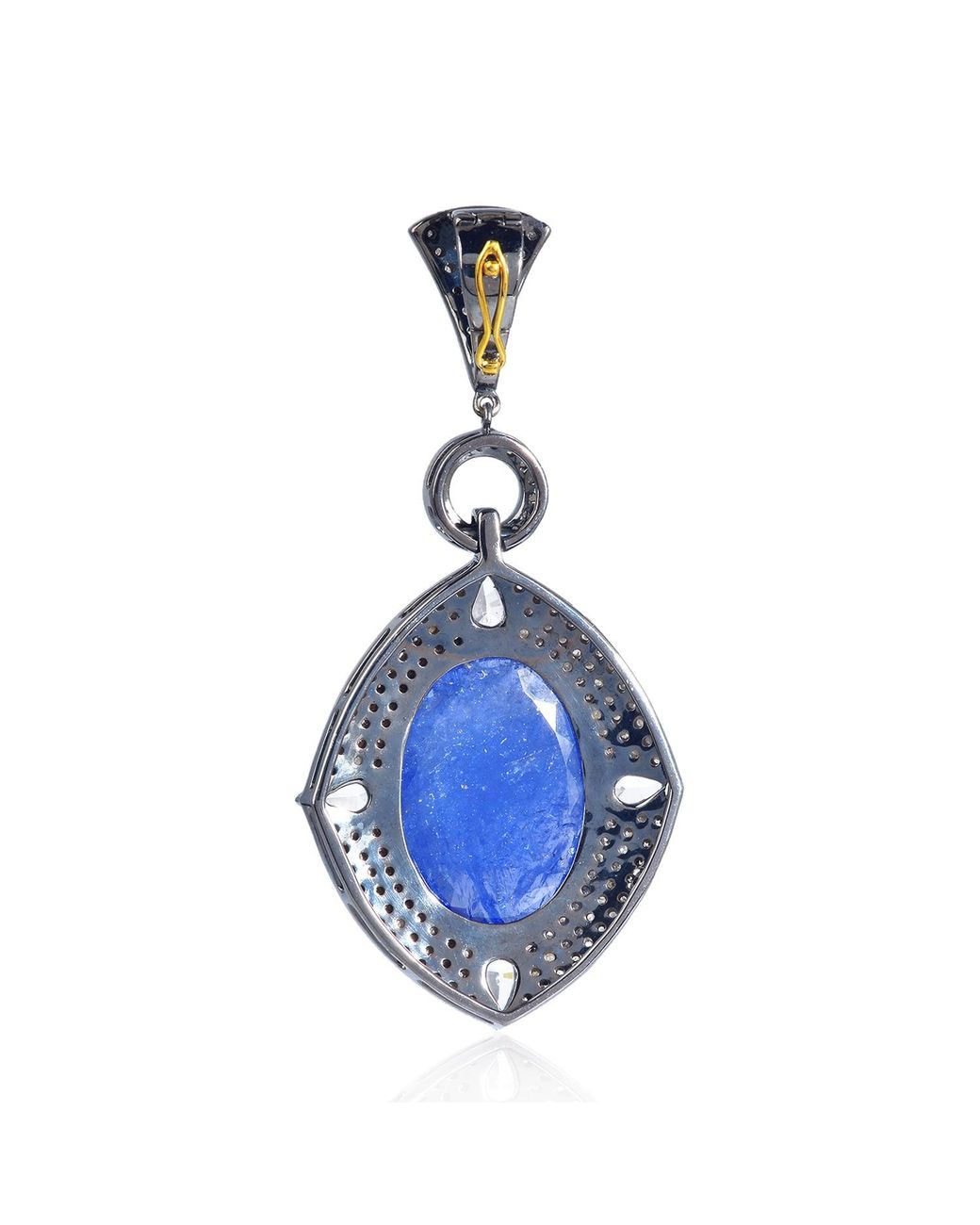 Artisan Blue 18K & Tanzanite, Sapphire & Diamond Statement Pendant