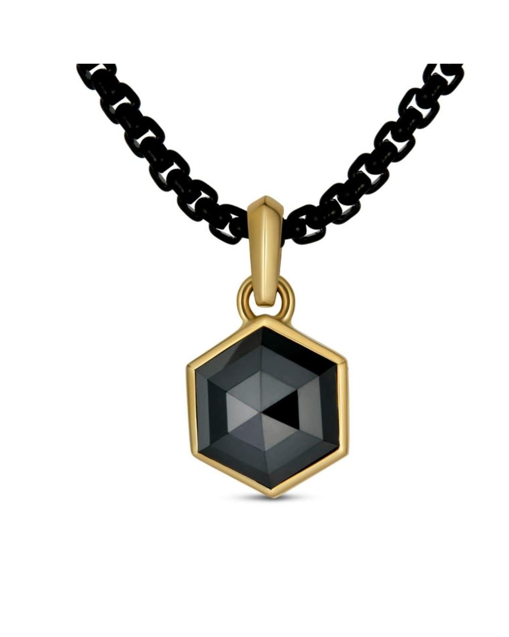 Rahul's Jewels Multicolor Sanctum Hexa Pendant -14 Karat With Genuine Diamond