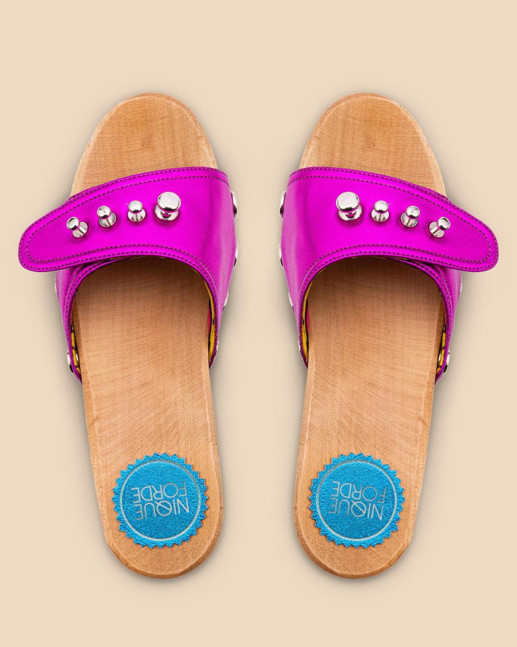 Nique Forde Purple Georgie Sandals