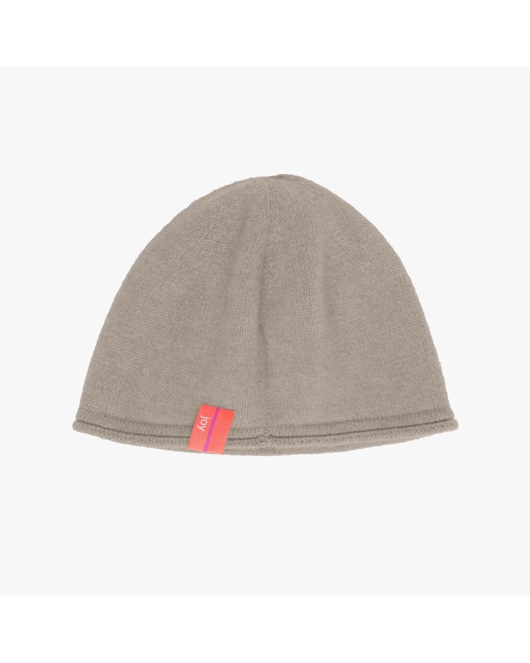 Pink Maharani Gray Neutrals Classic Knitted Winter Beanie – Natural