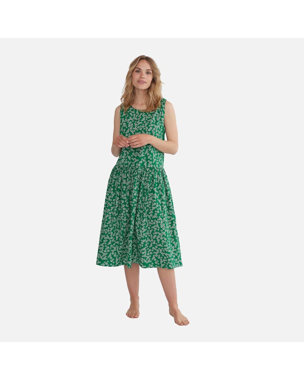 GROBUND Green The Vilma Dress
