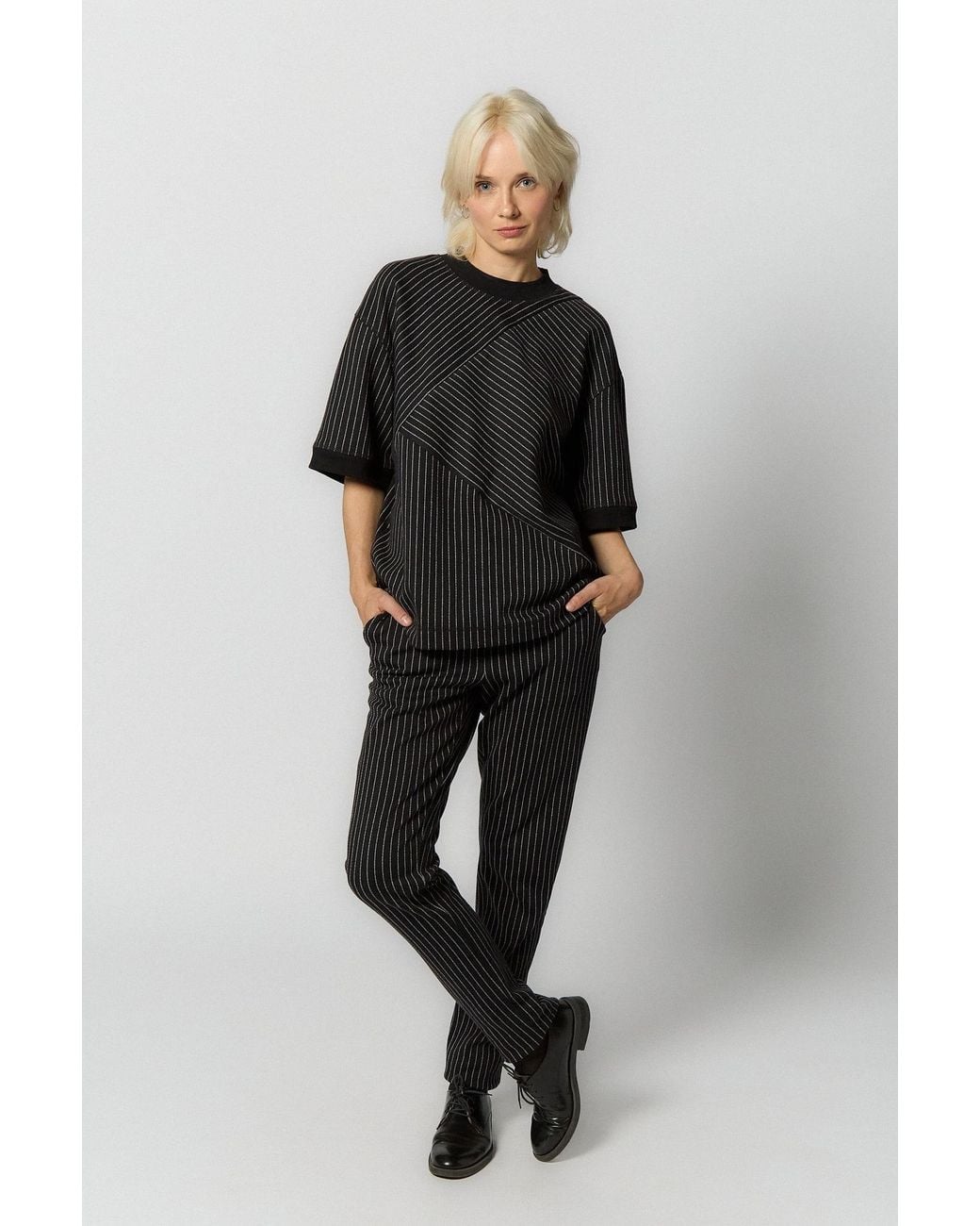 Reet Aus Black Oversized T-Shirt For