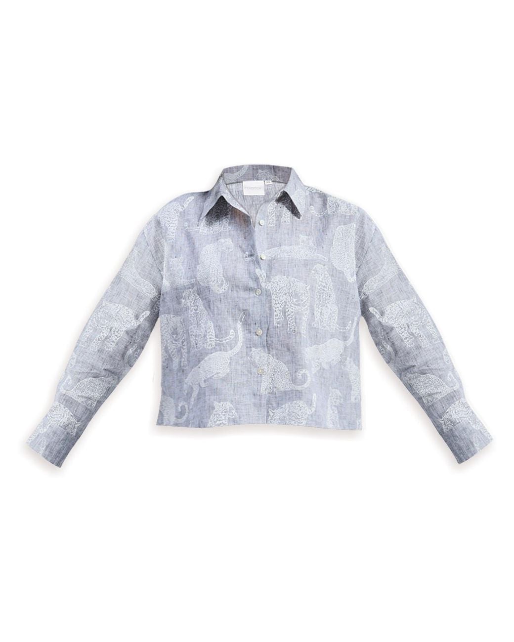 REISTOR Blue Oversized Boxy-Fit Shirt