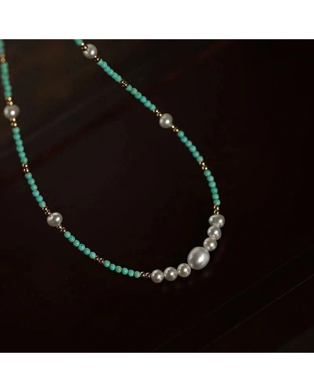 Angel Barocco Metallic Freshwater Pearl Beaded Necklace