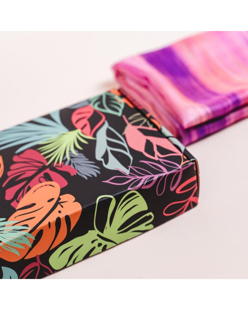 Silk and Bears Purple Rose Orchid Brushstroke Habotai Silk Scarf – Hand-Dyed Mulberry Silk