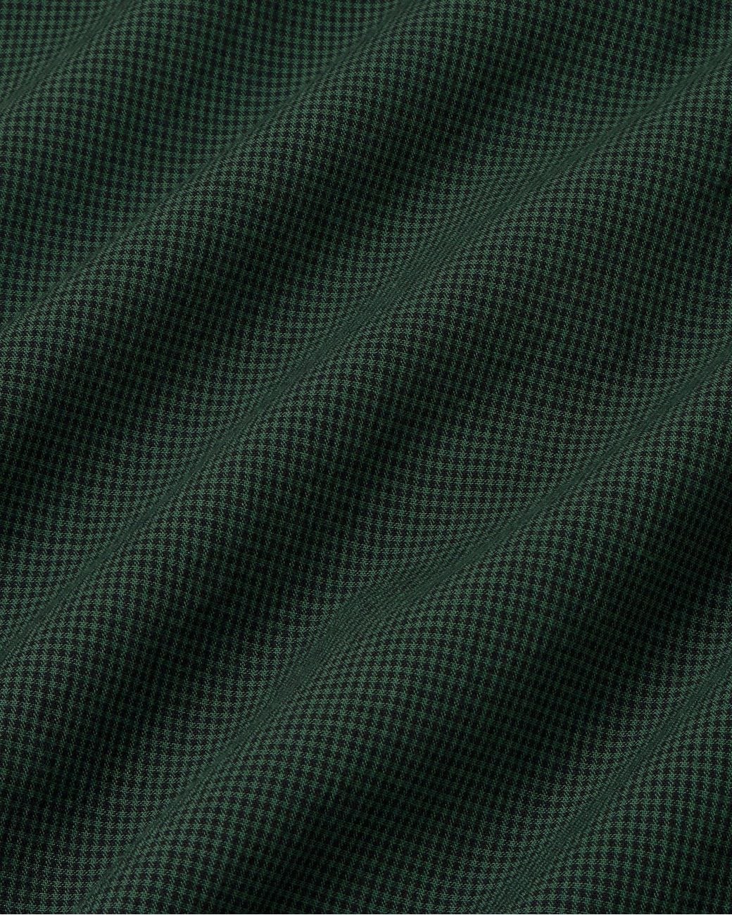 Thinking Mu Green Ant Dark Checkered Shirt for men