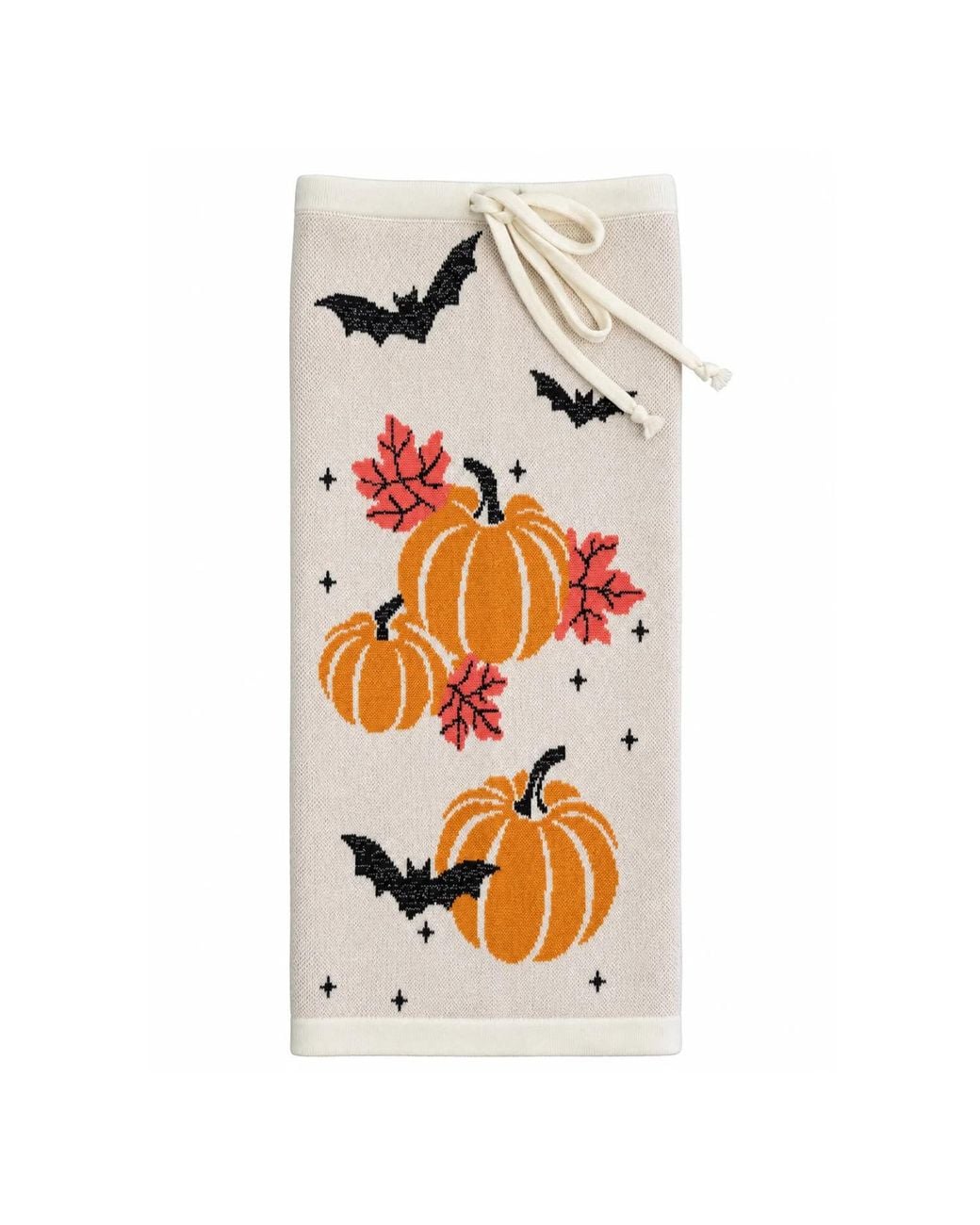 Peraluna Orange Flying Pumpkin Knit Leg Warmers