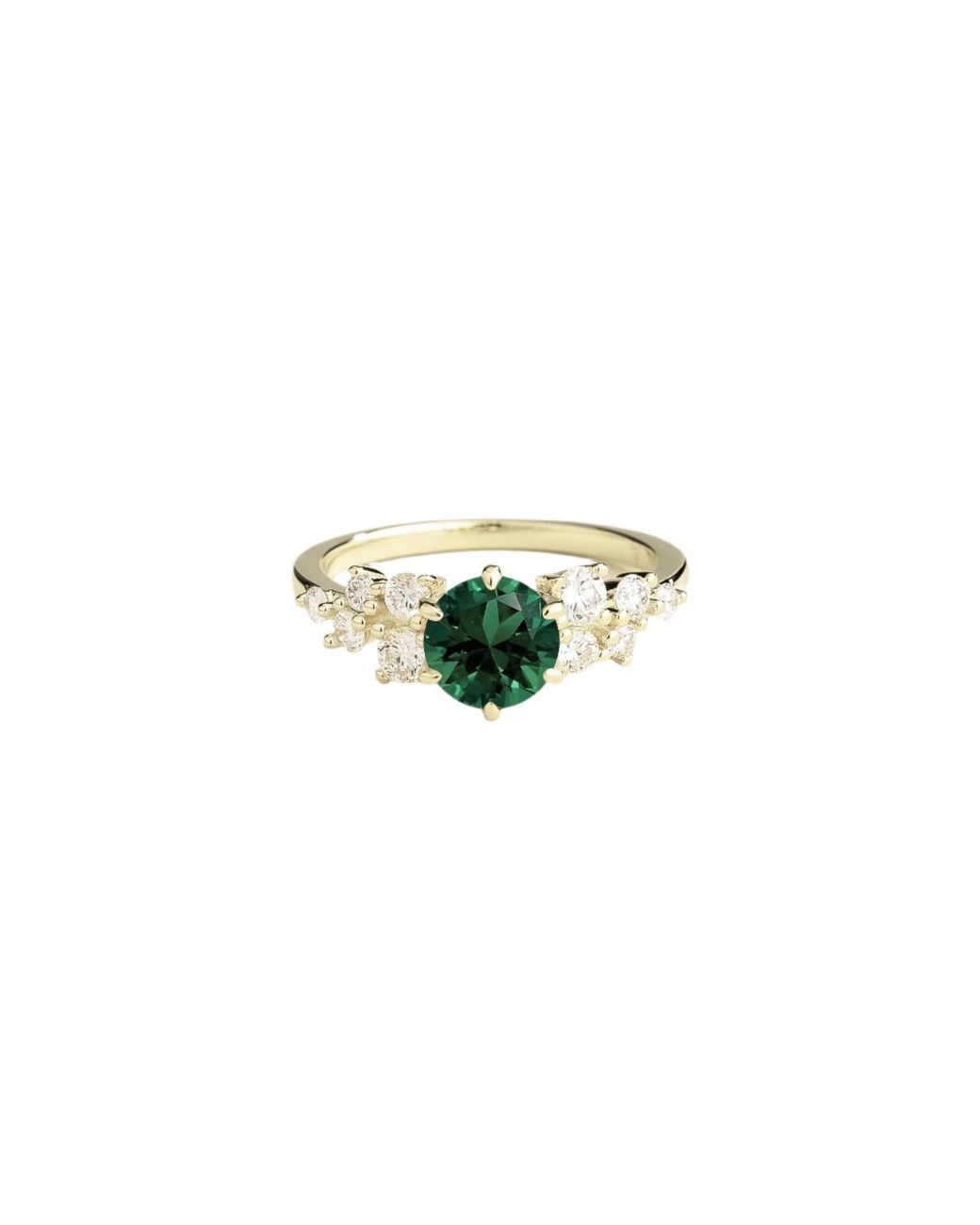 Juvetti Green Floret Ring