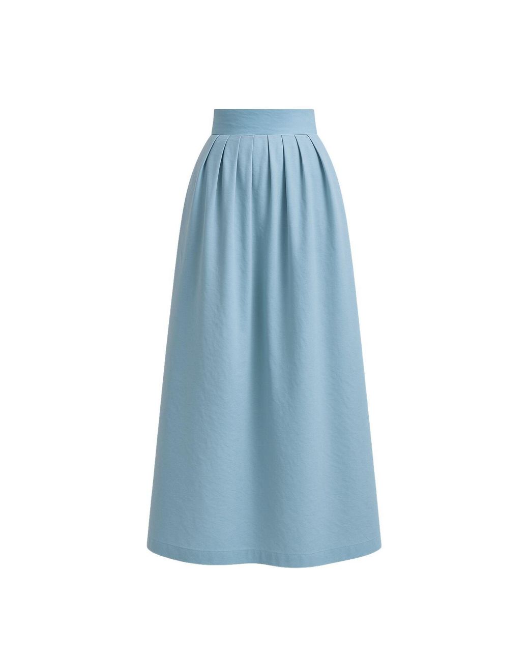 BEIRA Blue Anna Full-Length Light Pleated Skirt