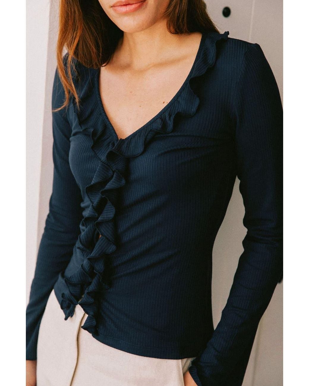 AVANI Apparel Blue Top Pivoine