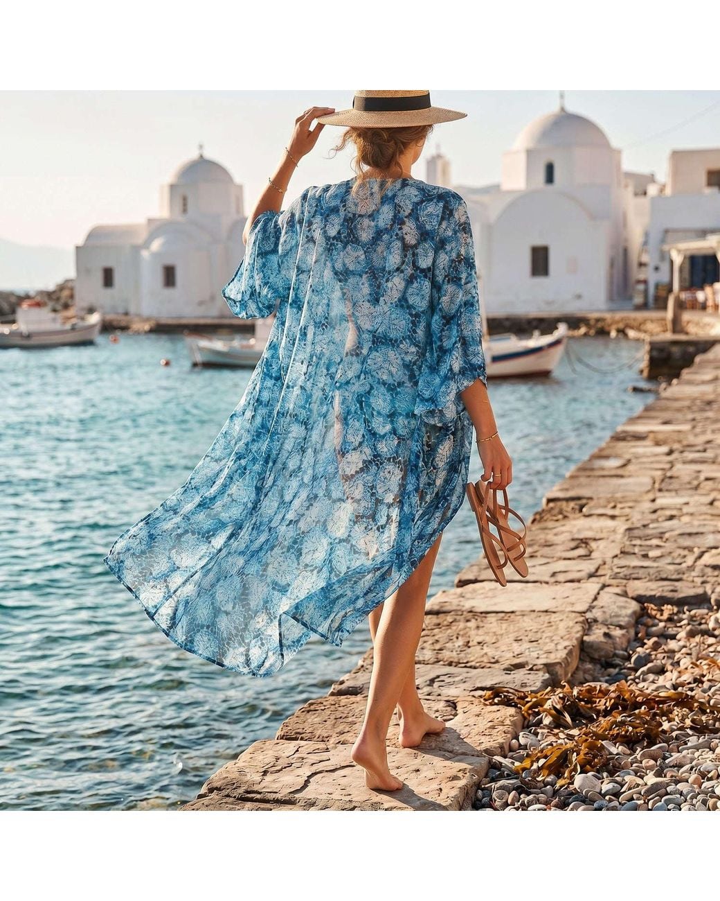 N'Onat Blue Seabreeze Tunic