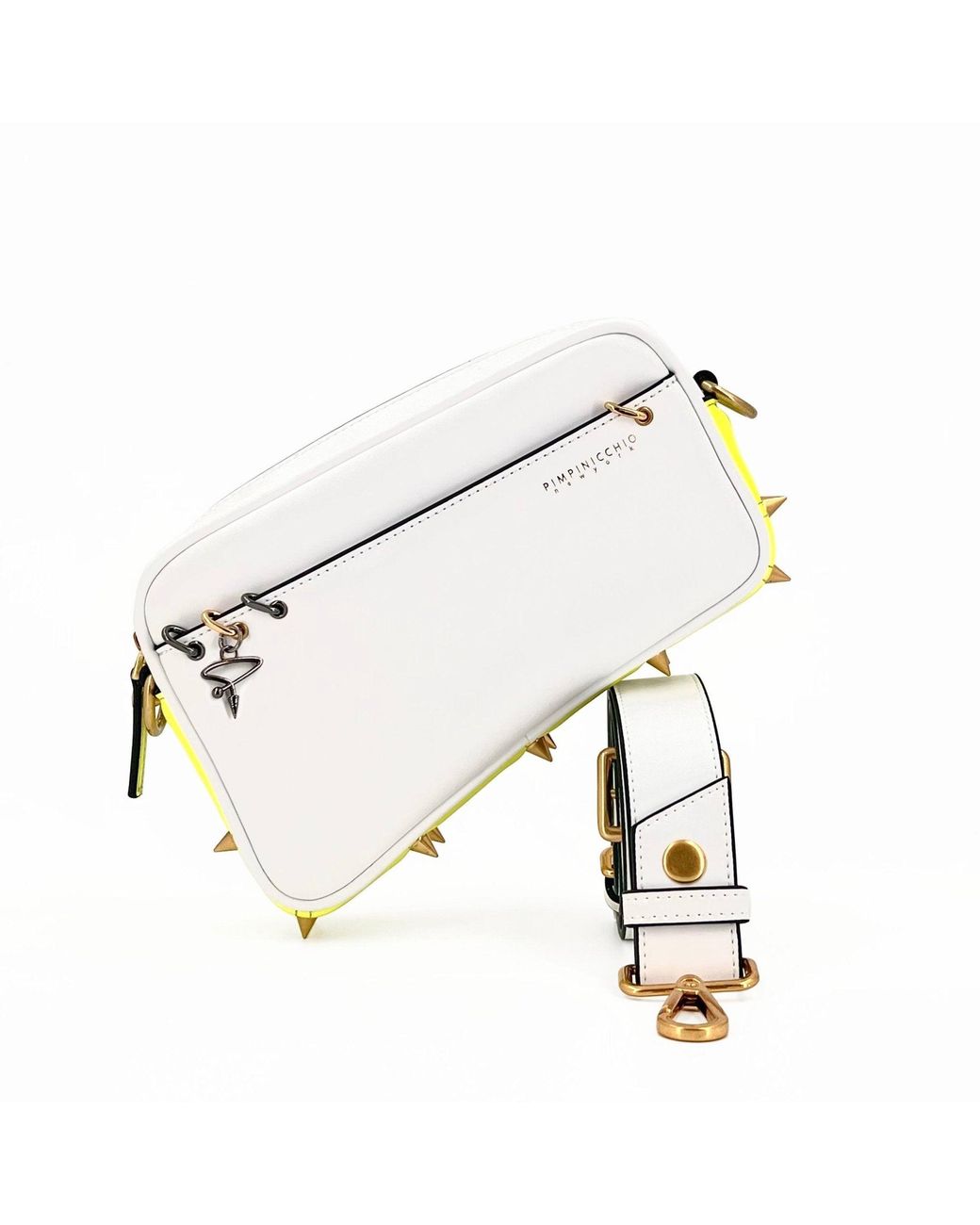 Pimpinicchio New York Metallic Asymmetrical Belt Bag