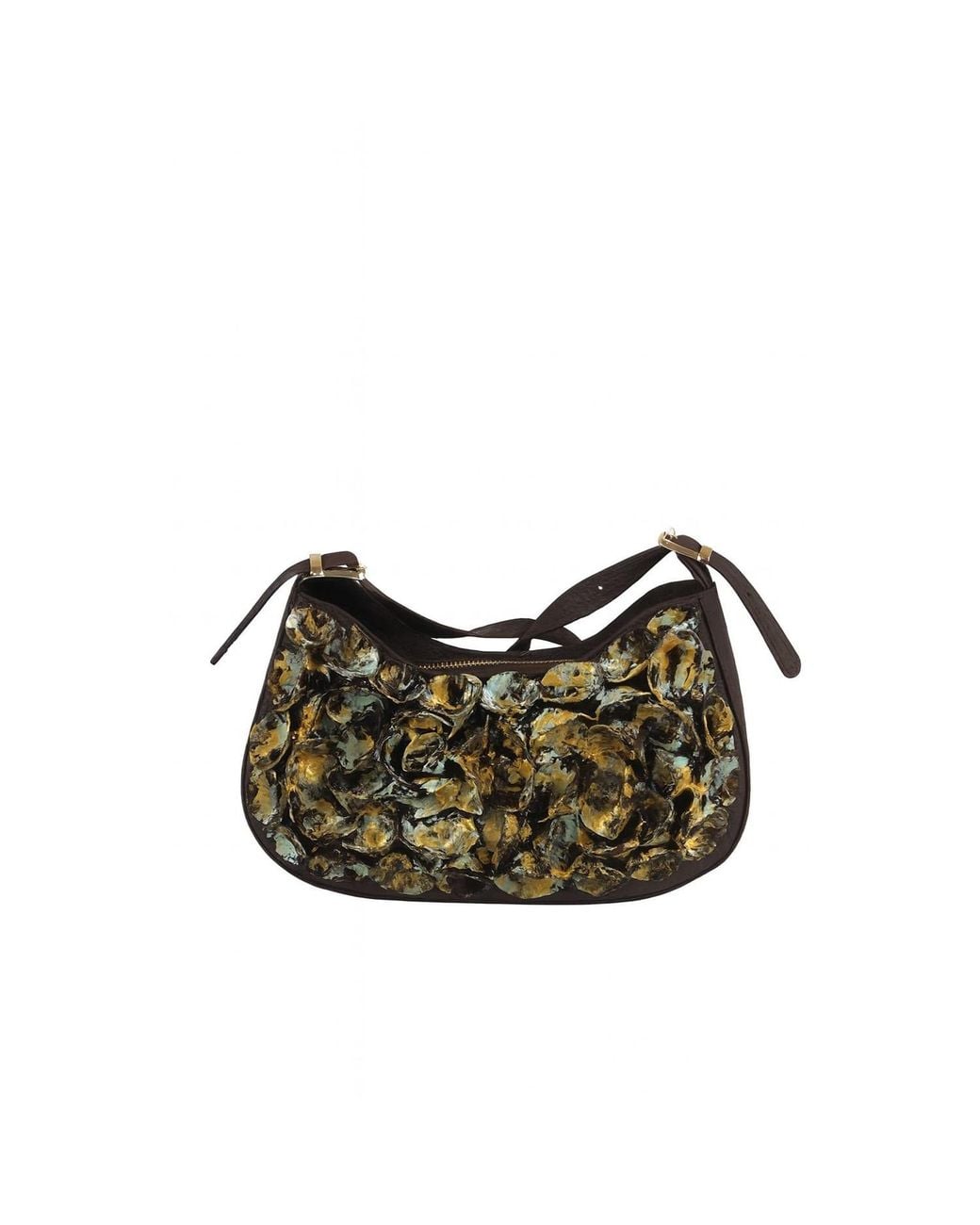 F3Rog by Rana Green Mint Chocolate Baguette Coral Bag