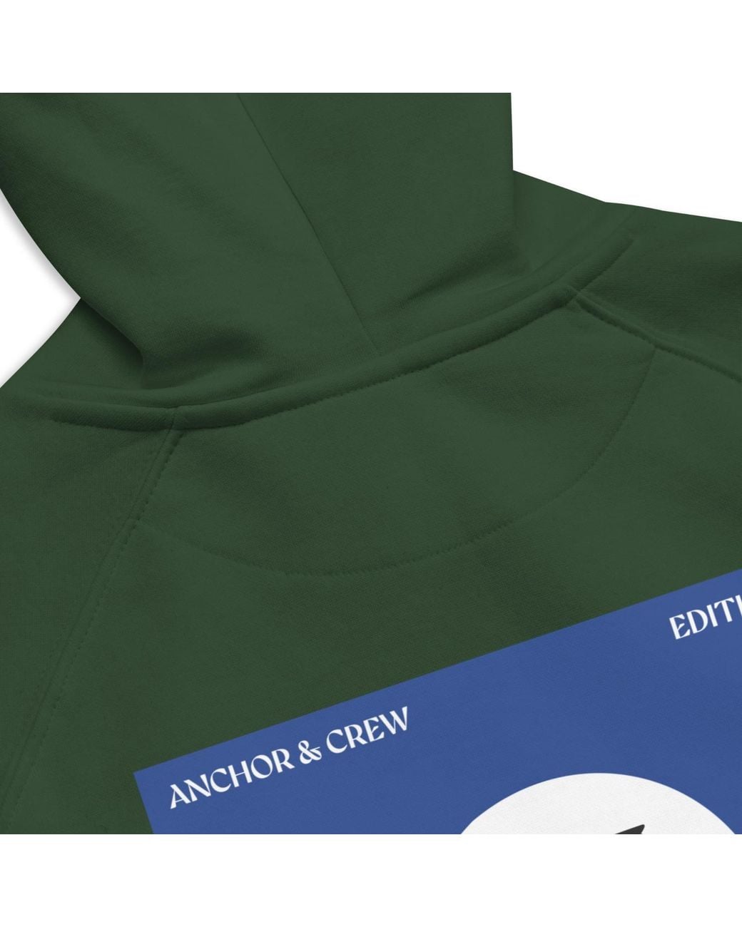 Anchor and Crew Green Bottle Three Celeste Editions Organic Cotton Hoodie for men
