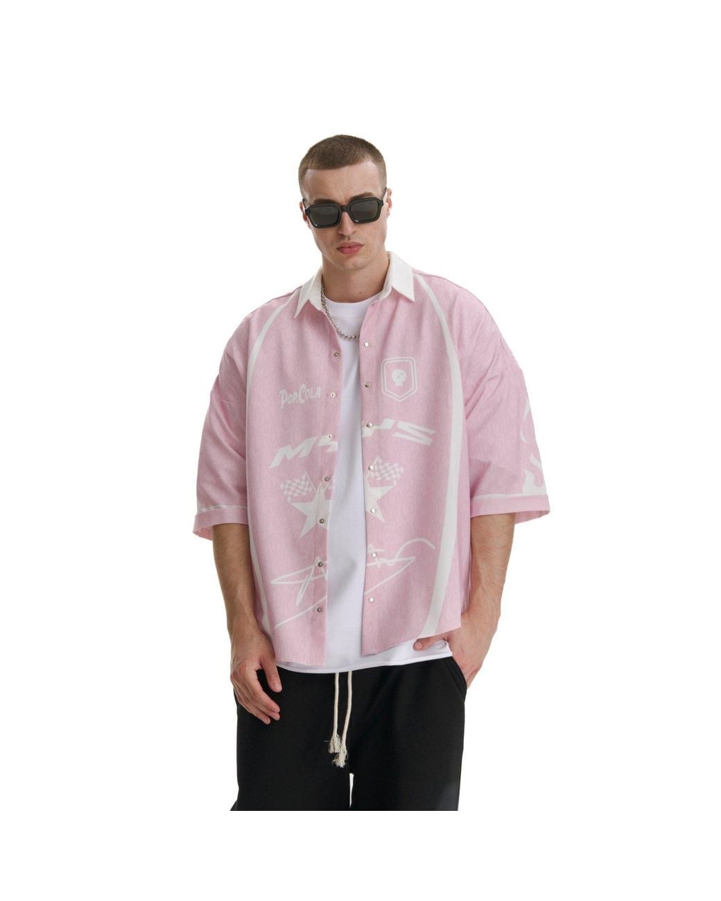 mysimplicated Pink Pop Cola Shirt for men