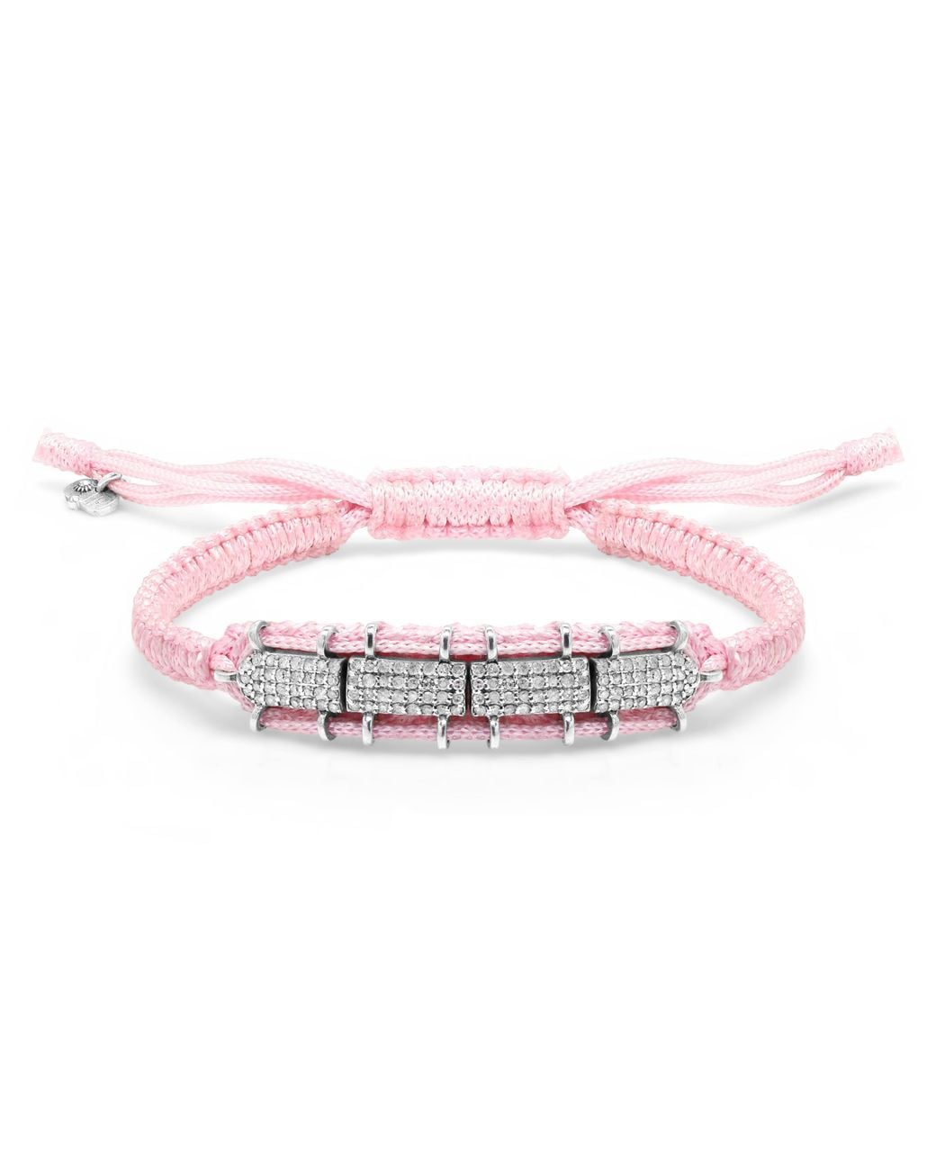 Caravan of Stones Pink Baby Row Bracelet