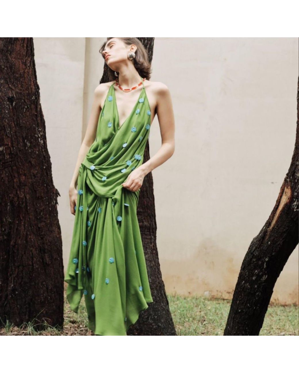 23Rd August . Green Feeling Lost Skirt