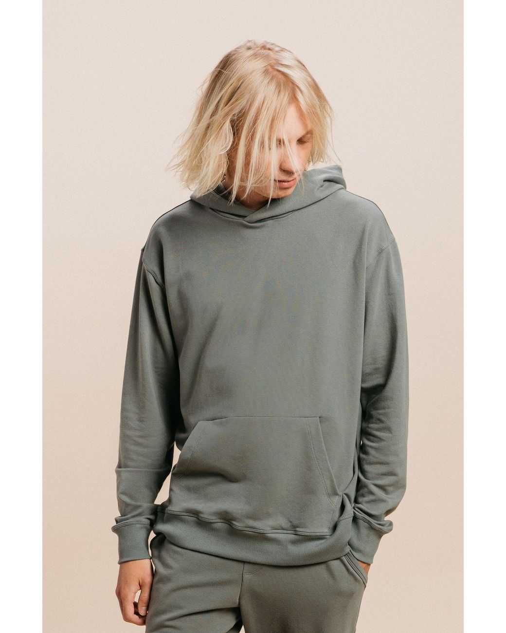 Ocio Leisurewear Gray Classic Softcore Hoodie for men