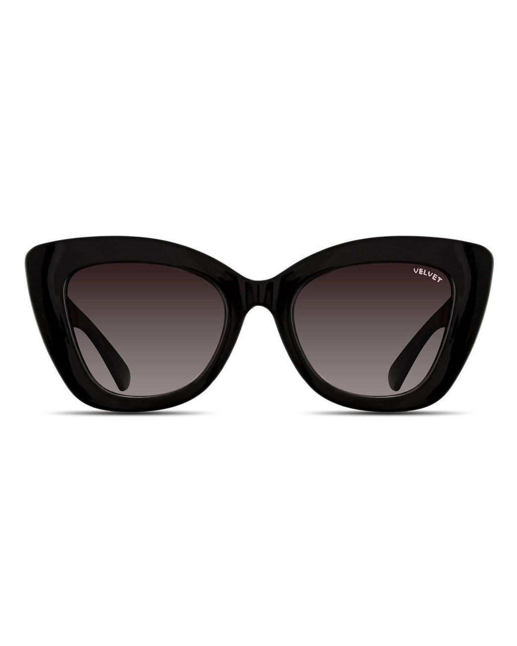 Velvet Eyewear Black Cat Eye Sunglass Style