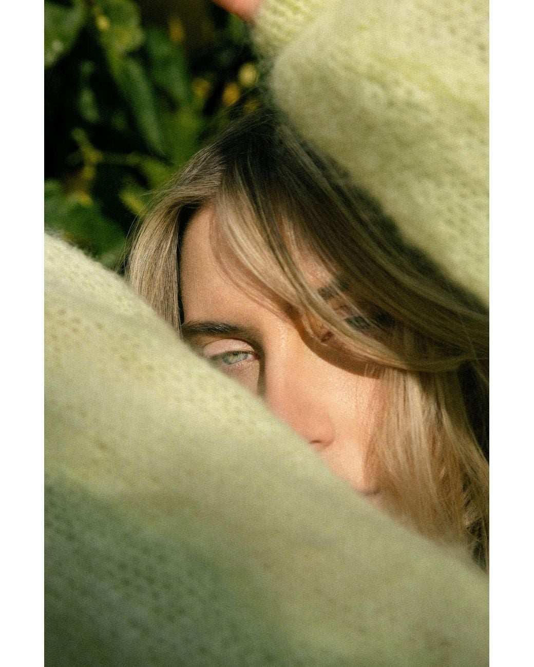 SALANIDA Green Melody Mohair Jumper Limone