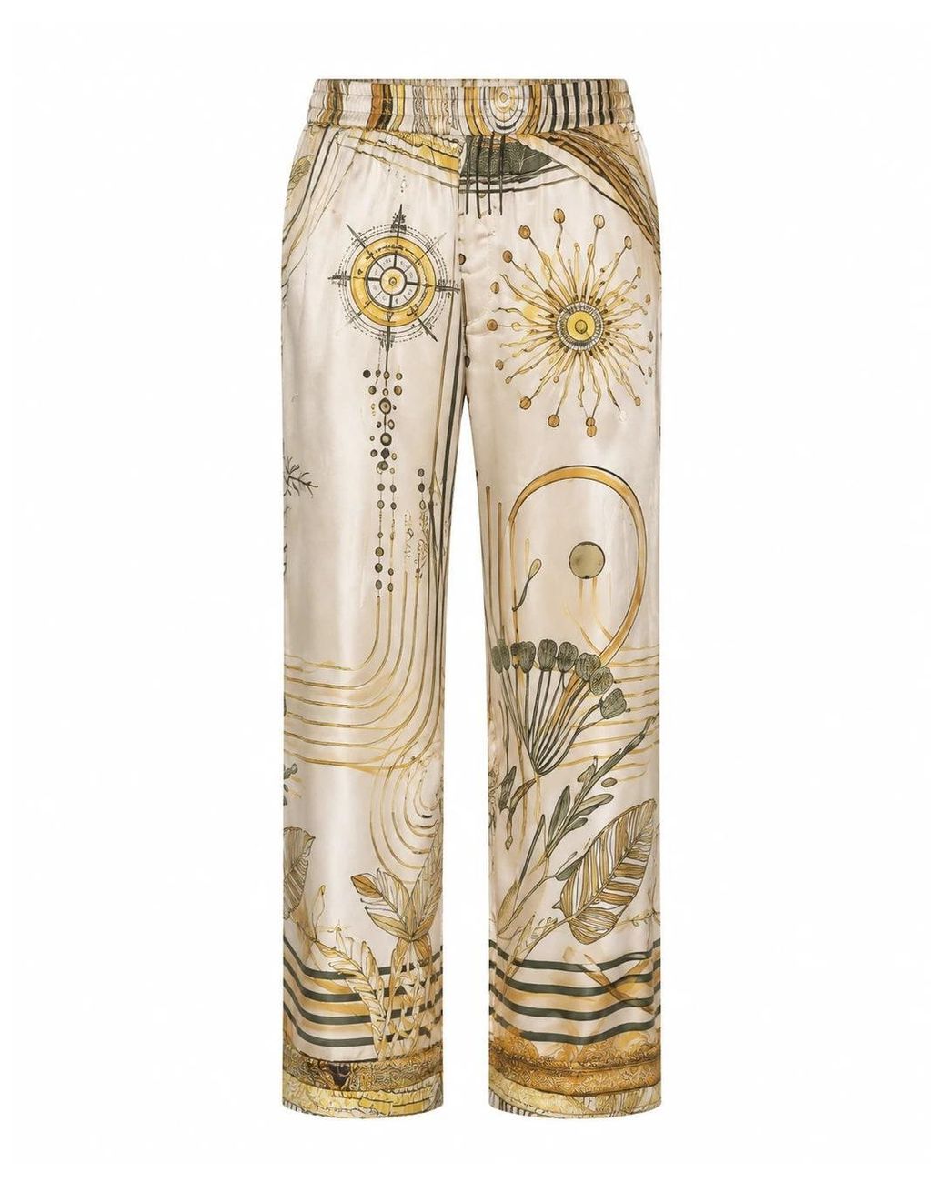 Hustle Natural South Beach Satin-Pants for men