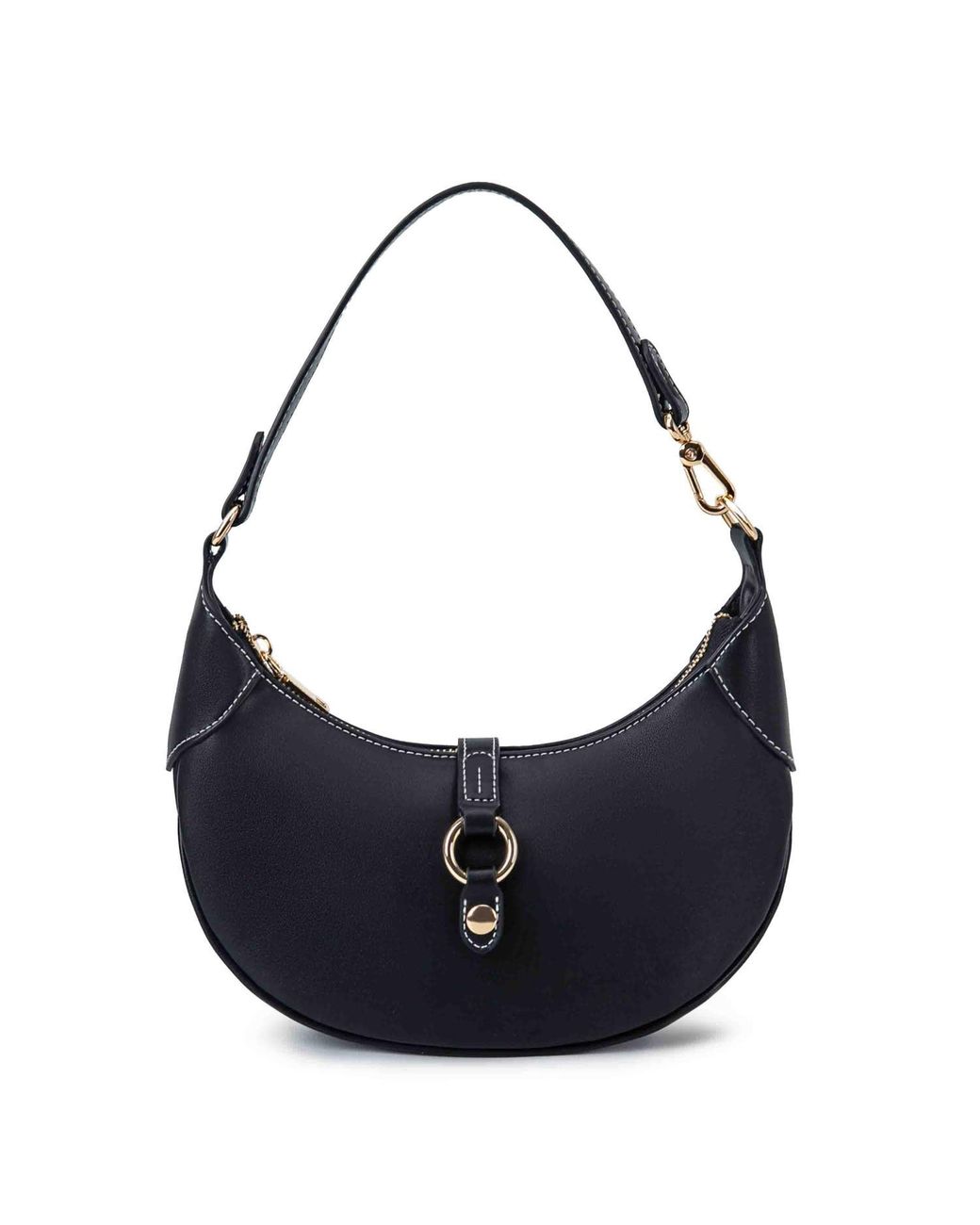 Mkf Collection - J'omor Blue Mire Half Moon Shoulder Bag