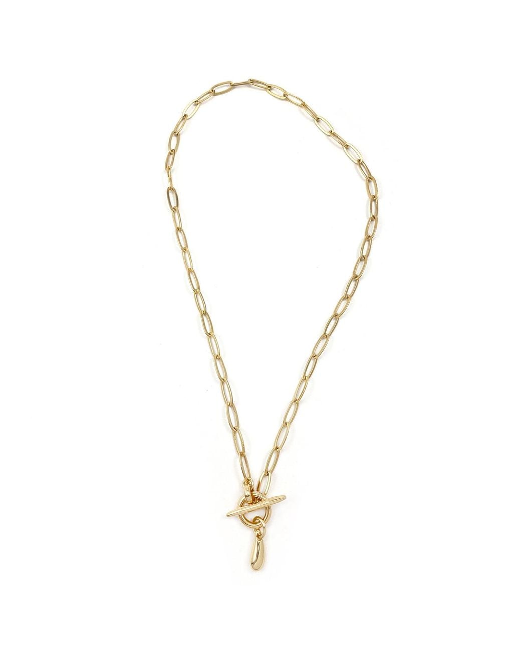 Biko Jewellery Metallic Fine Chainlink Collar