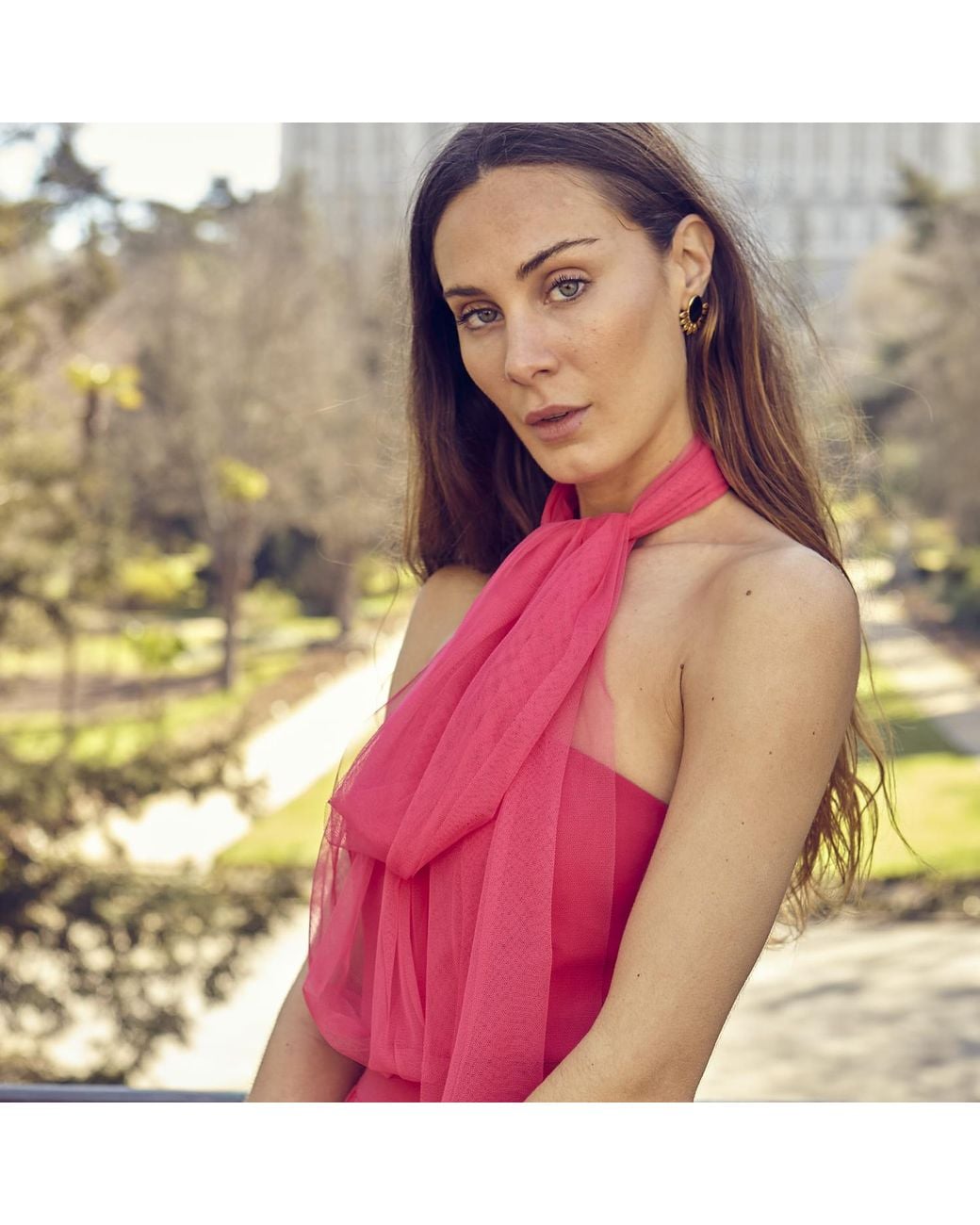 SOHUMAN Pink Mai Maxi Dress