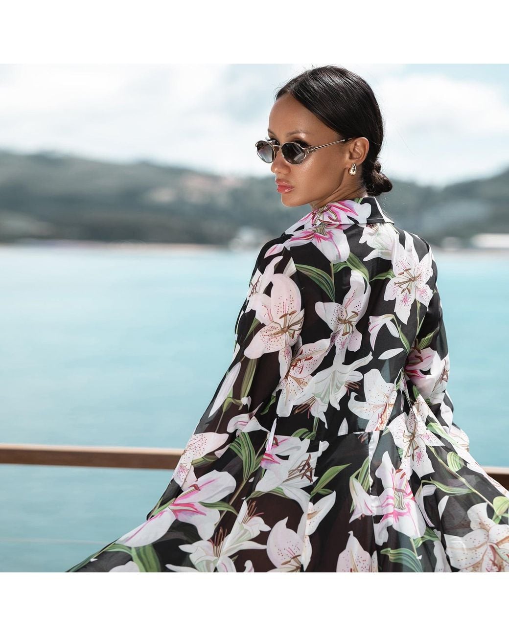 Ak Royalty Resortwear Black Bella Lilly