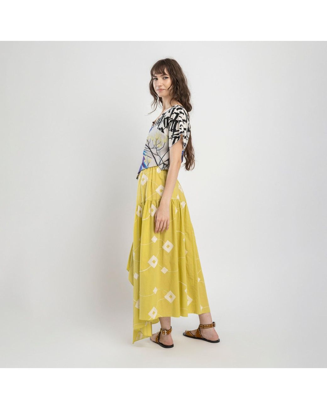 ARTISTA Blue Azure Kimono Style Top