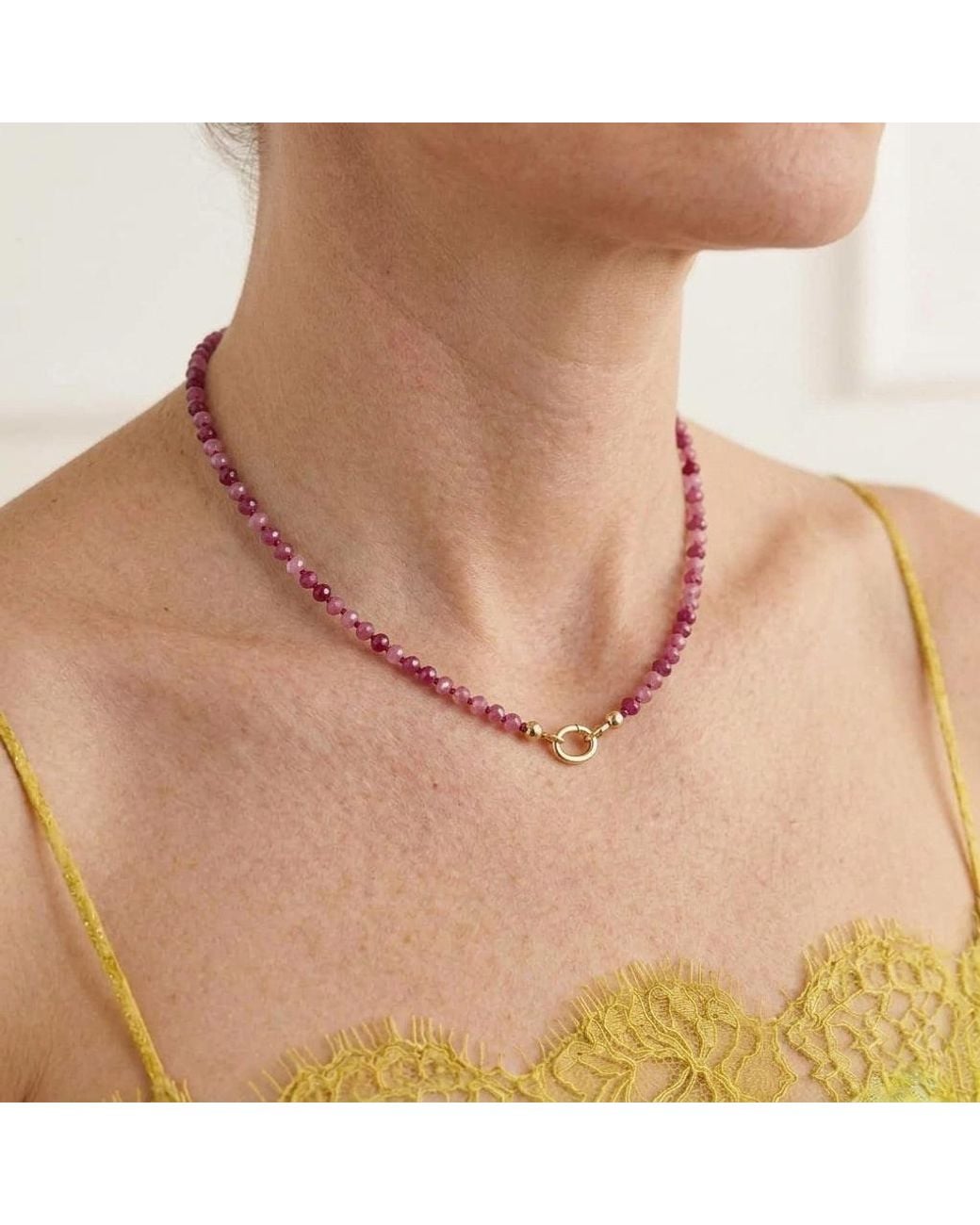 Martina Rozenberg Smira Jewelry Metallic Destello Necklace