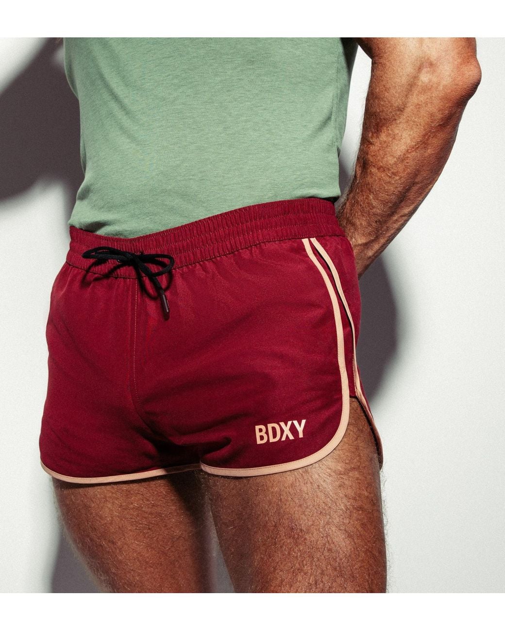 Bdxy Studio Red The Cameo Shorts for men