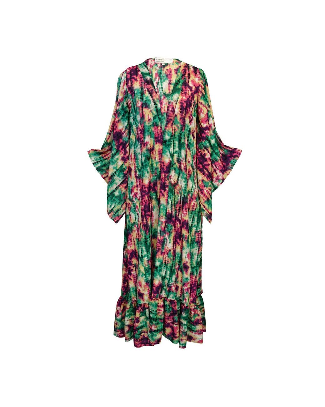 Jennafer Grace Green Janys Scarf Sleeve Kimono