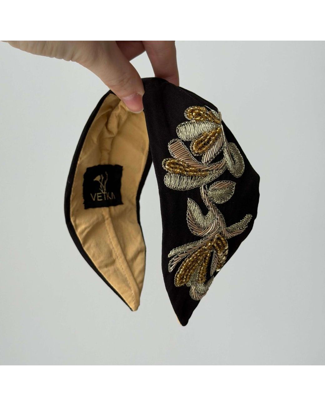 VETKA Black Statement Headband