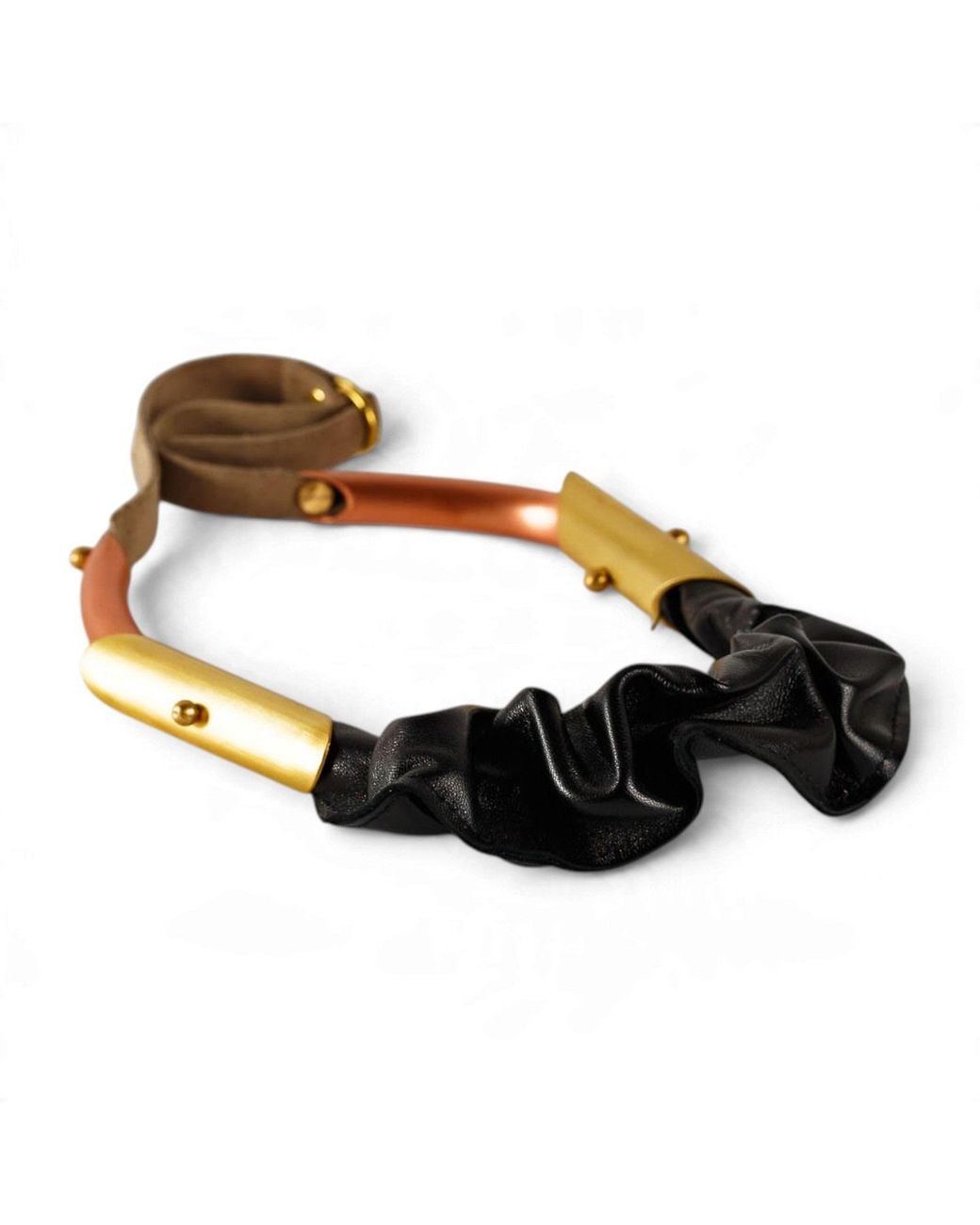 Svetlana Vukov Brown Pulse Necklace