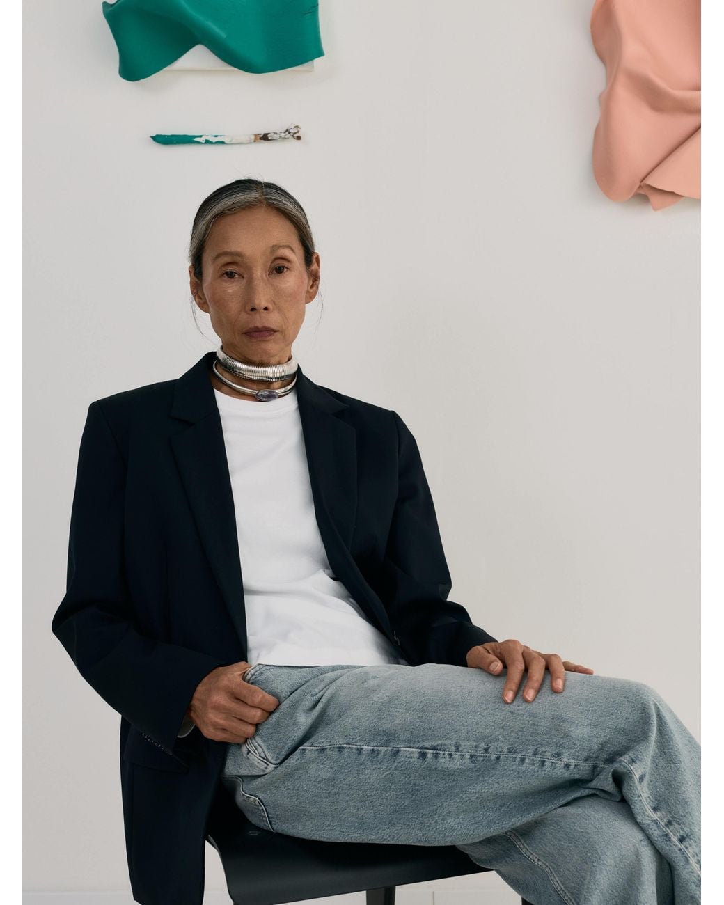 Sita Nevado White Slim Cleo Necklace