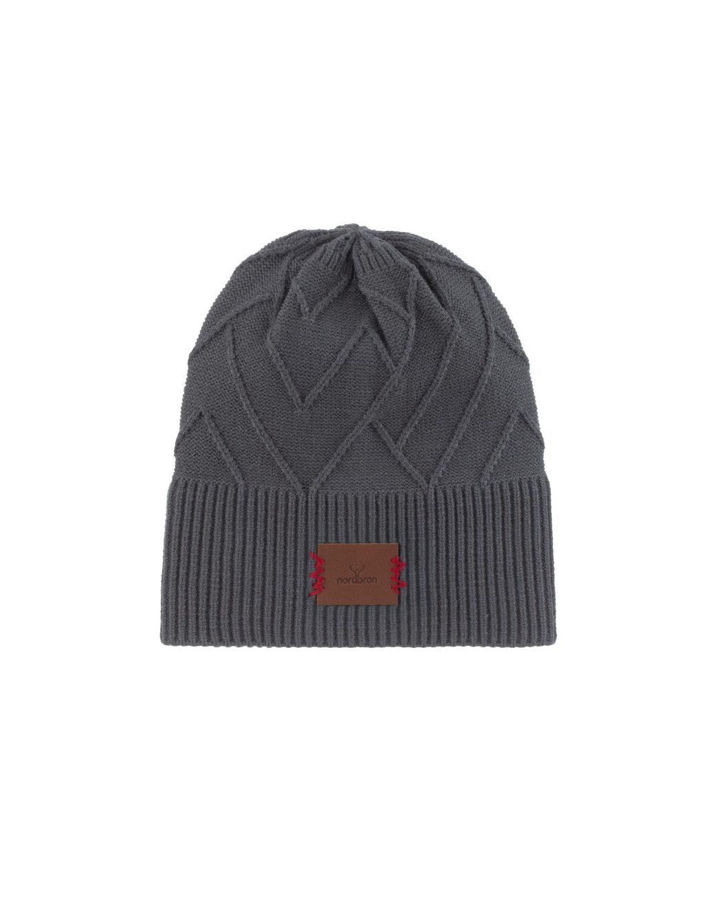 Norbron Gray Bonham Skin Beanie for men