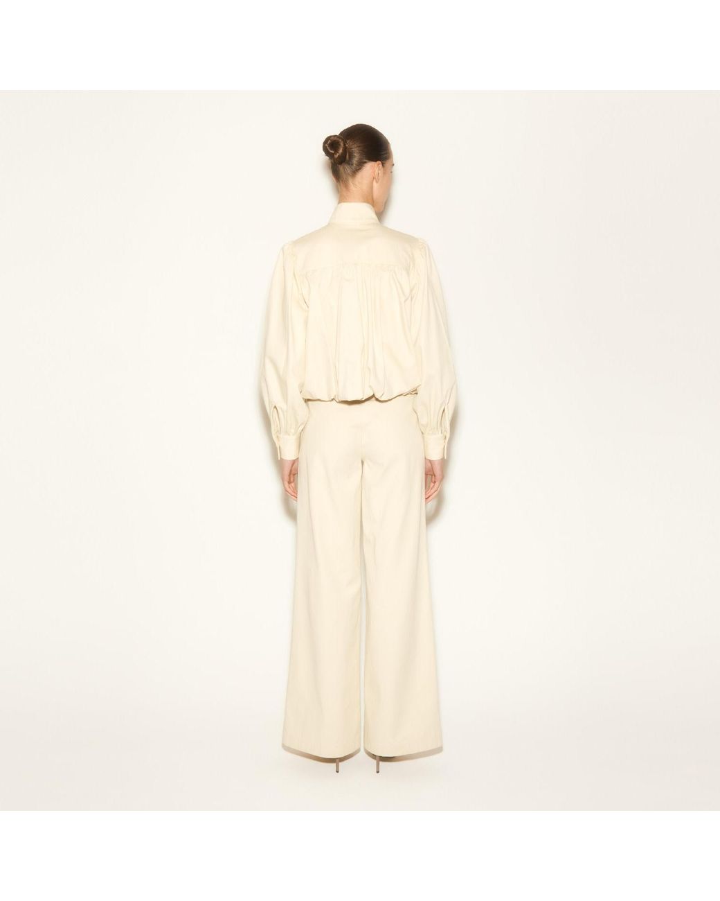 Herfetch Natural Neutrals Latte Wide Leg Pant Stone
