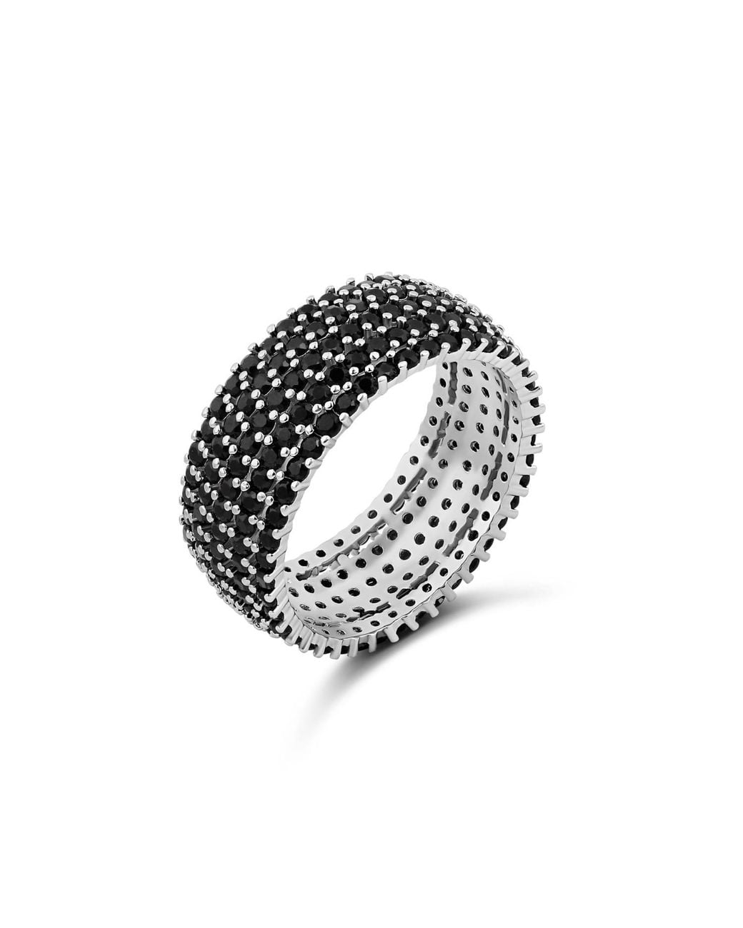 SHYMI Metallic Pave Cigar Ring