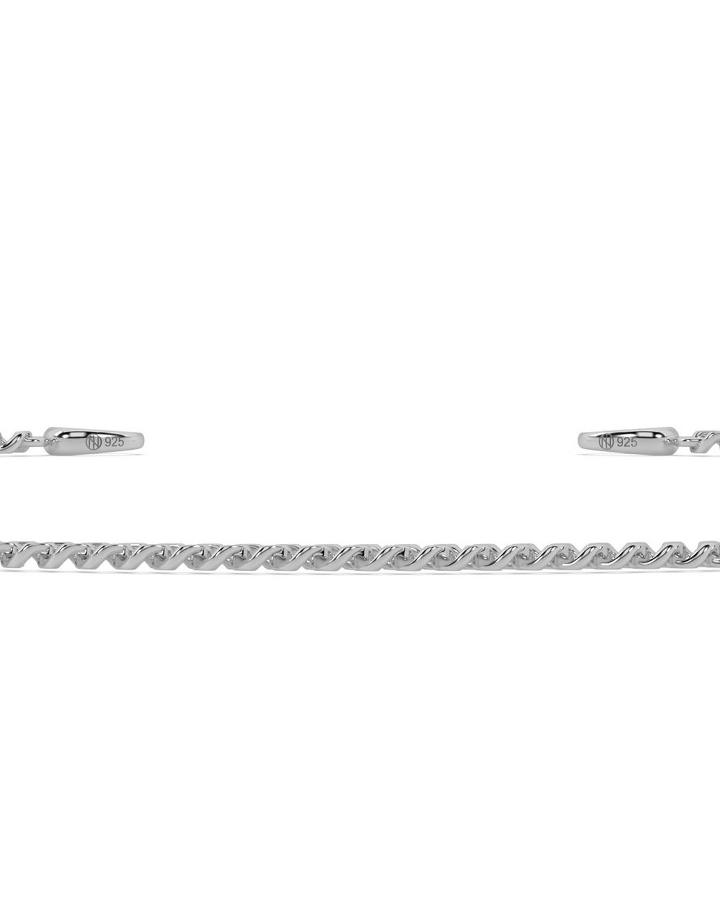Onia Metallic Maxi Cuban Link Long Chain Waist Chain