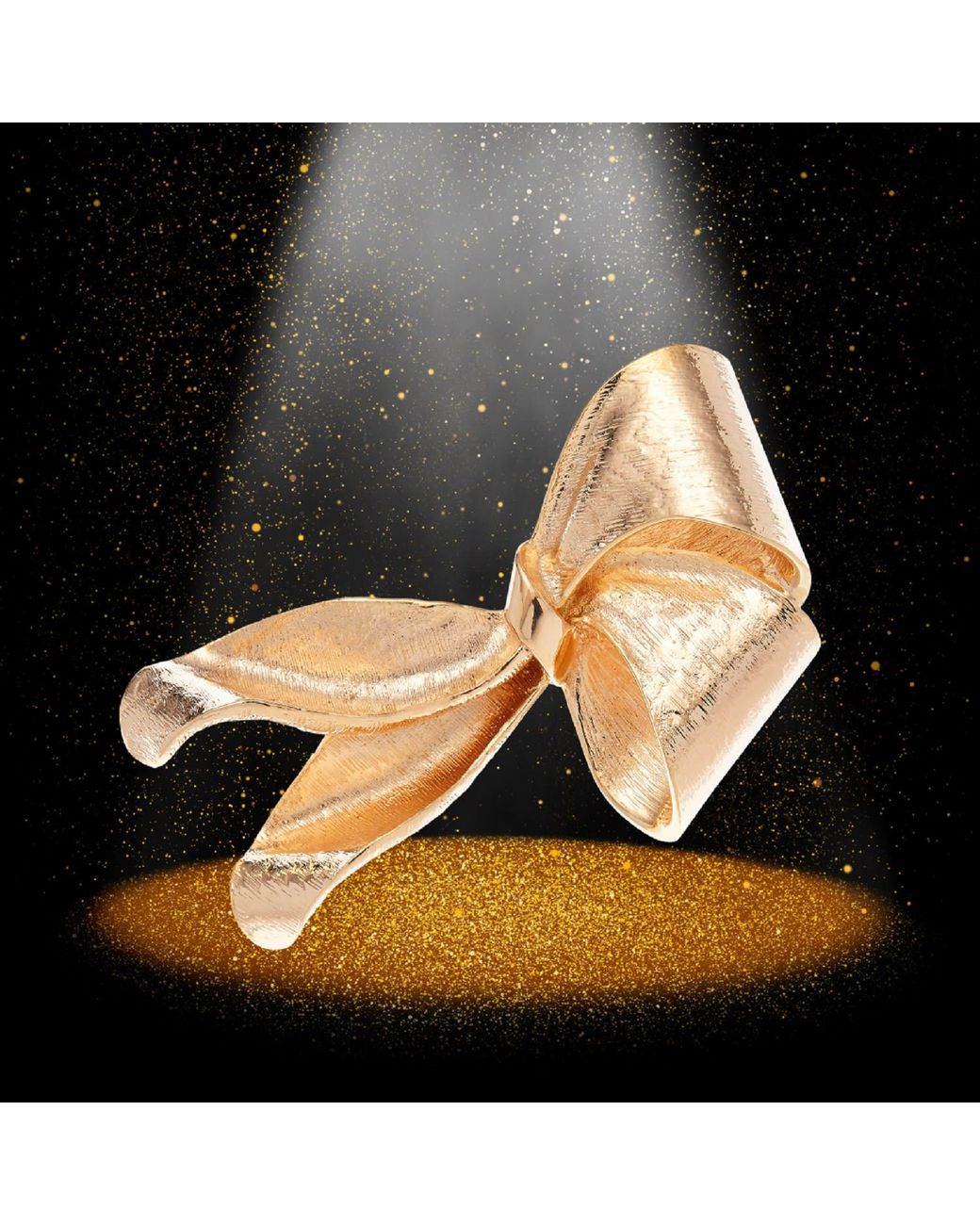 Grosse Metallic Bow Brooch, Series Golden Age
