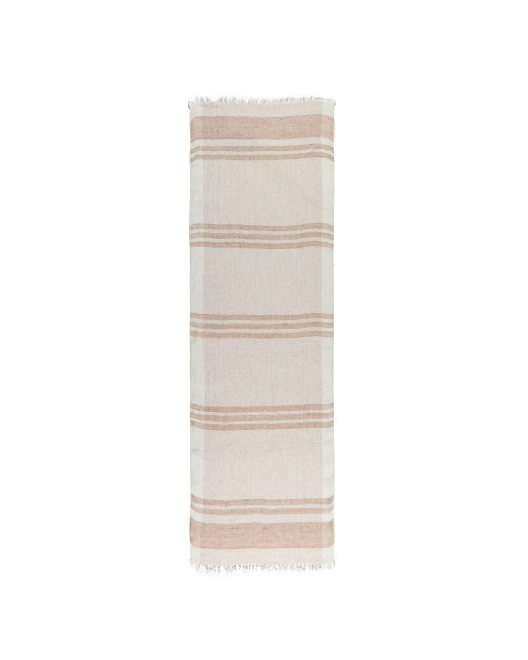 Heritagemoda Natural Neutrals Handwoven Linen Scarf