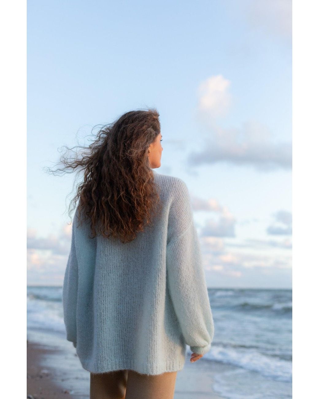 SALANIDA Blue Melody Mohair Jumper