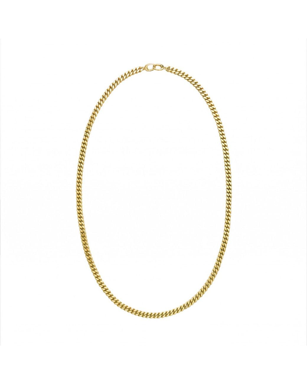 Onia Metallic Baby Cuban Link Necklace