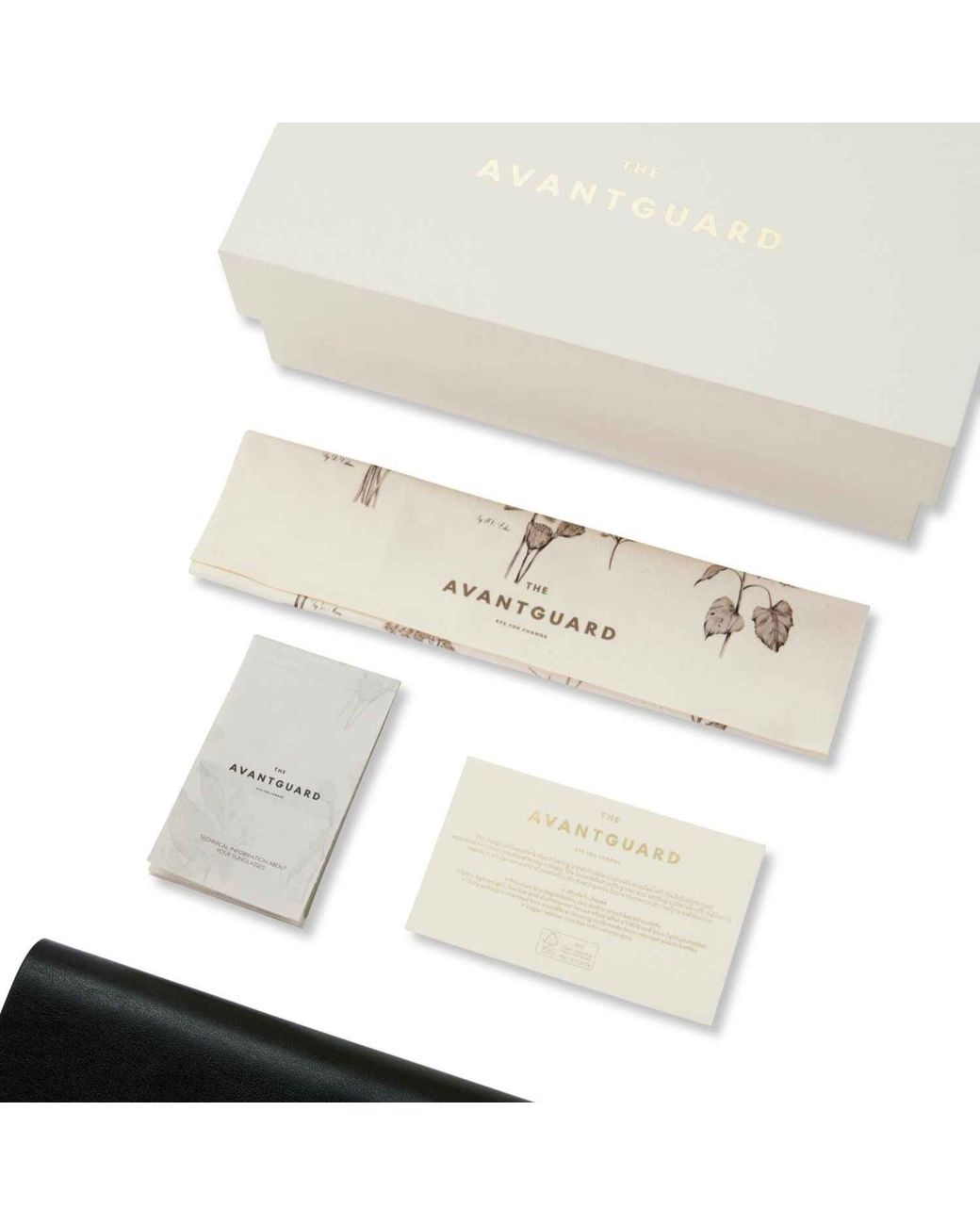 The Avantguard Green Wallflower Midnight Gloss Wayfarer Sunglasses