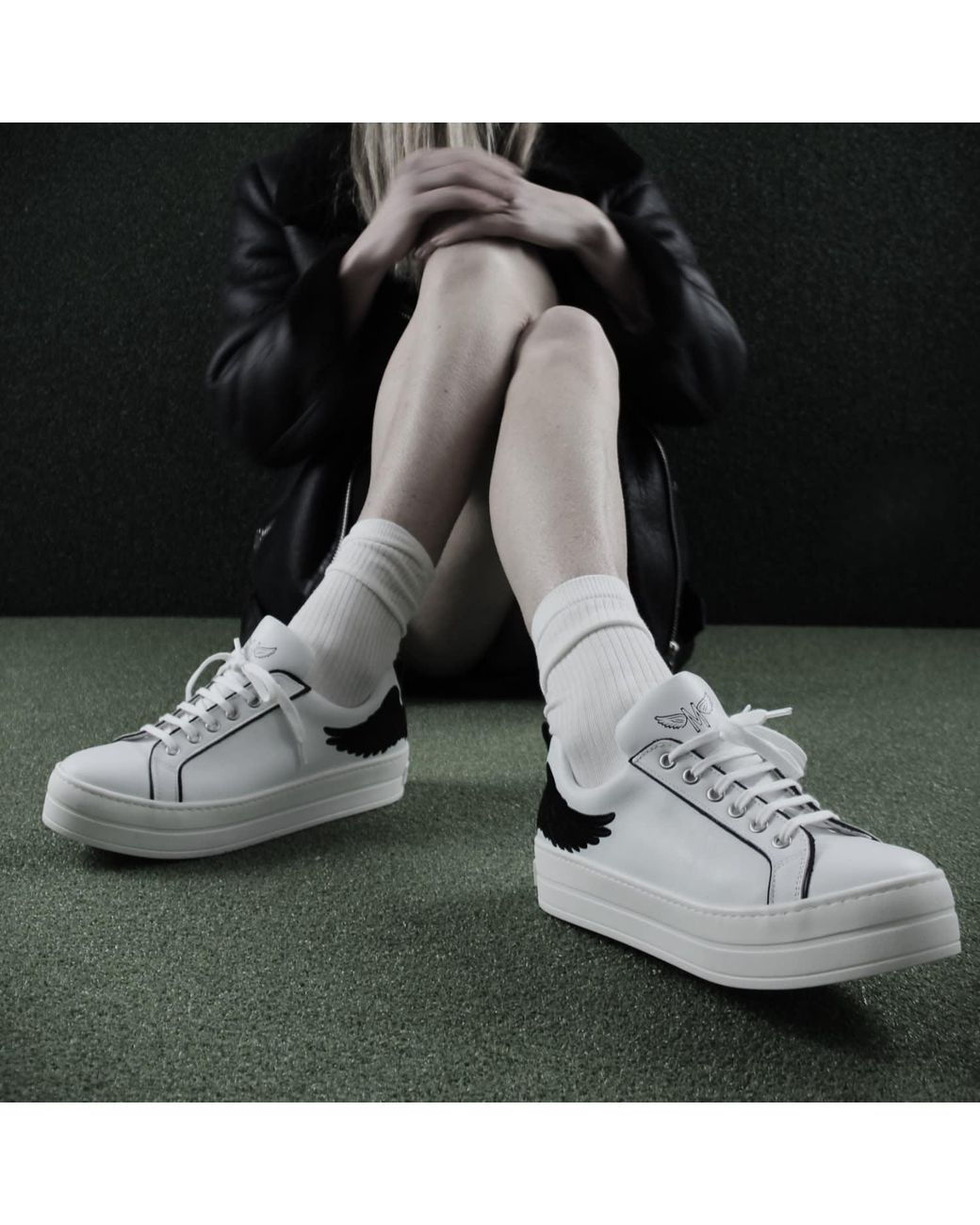 Martel Metallic Angels Sneak -Flatform Trainer