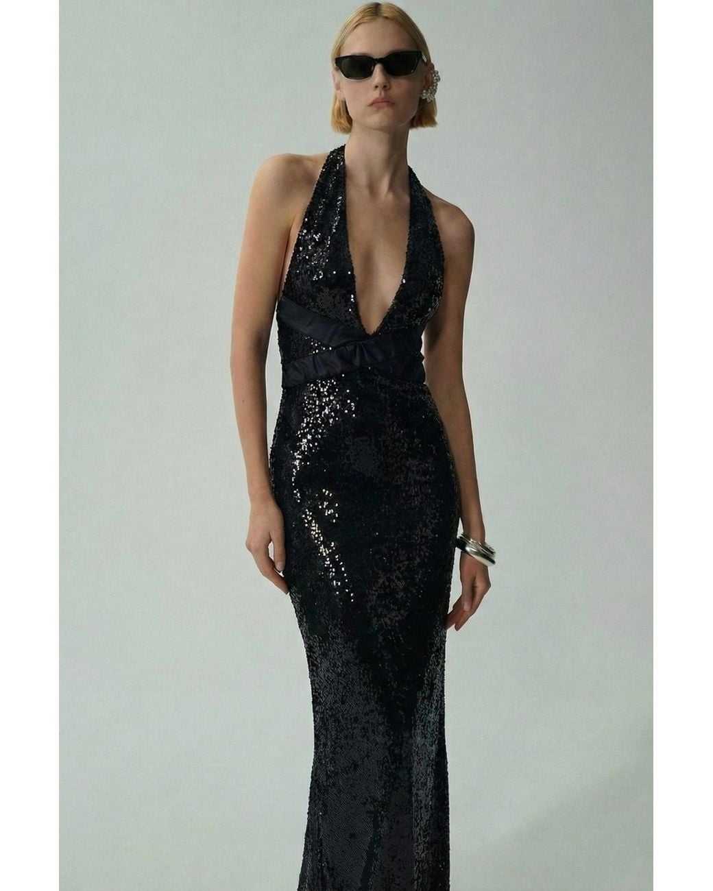 Room 24 Black Ornella Dress Sequin