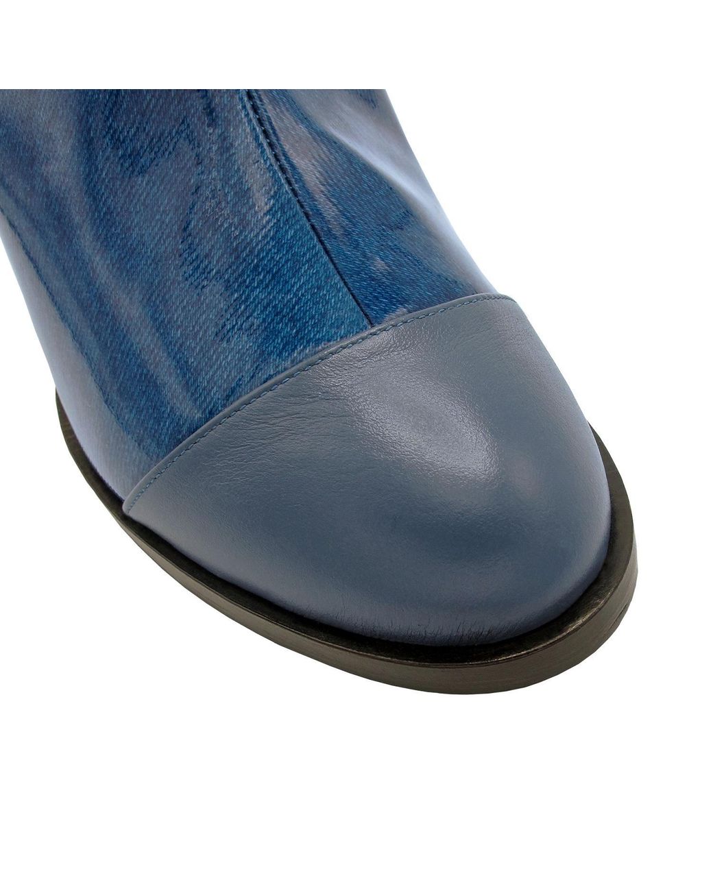 Moon D'elle Blue Aurora Ankle Boots