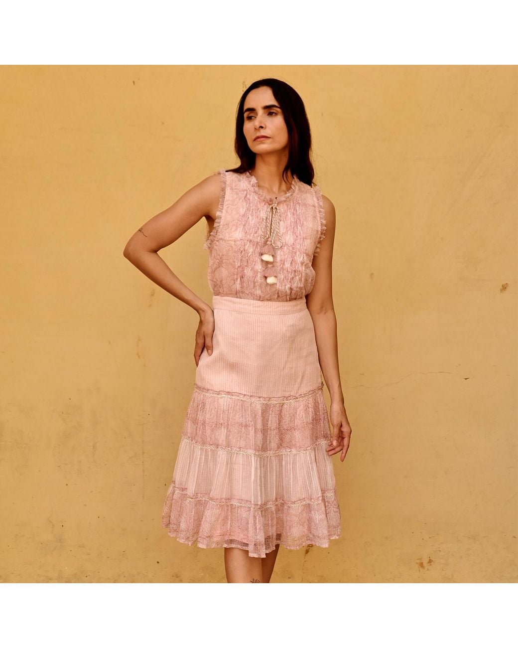Liminal Pink Lizzy Skirt