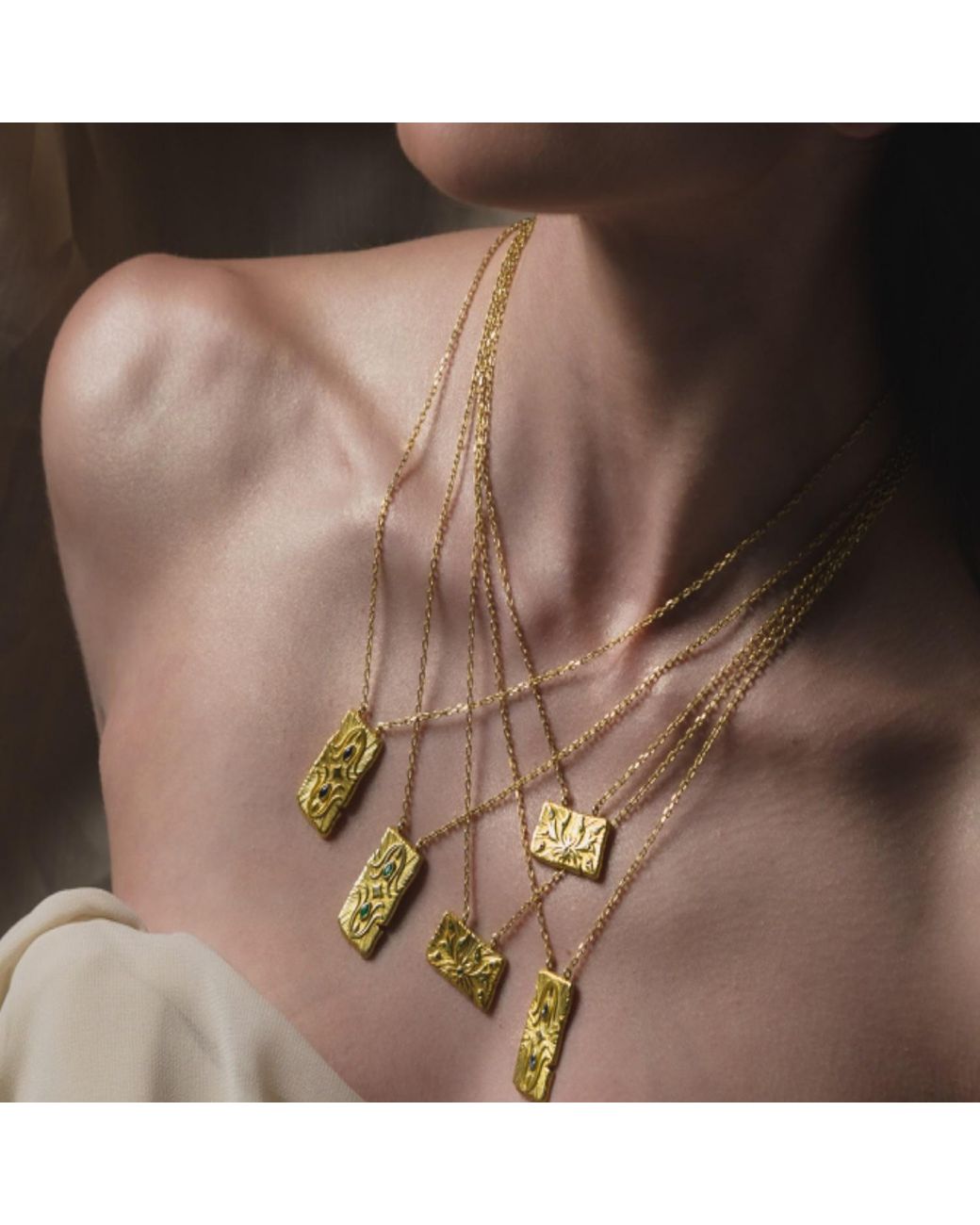 Myrto Katramadou Jewellery Metallic Infinity Necklace-Plated